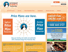 Tablet Screenshot of downeastenergy.com